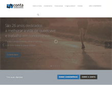Tablet Screenshot of contacondominios.com.br